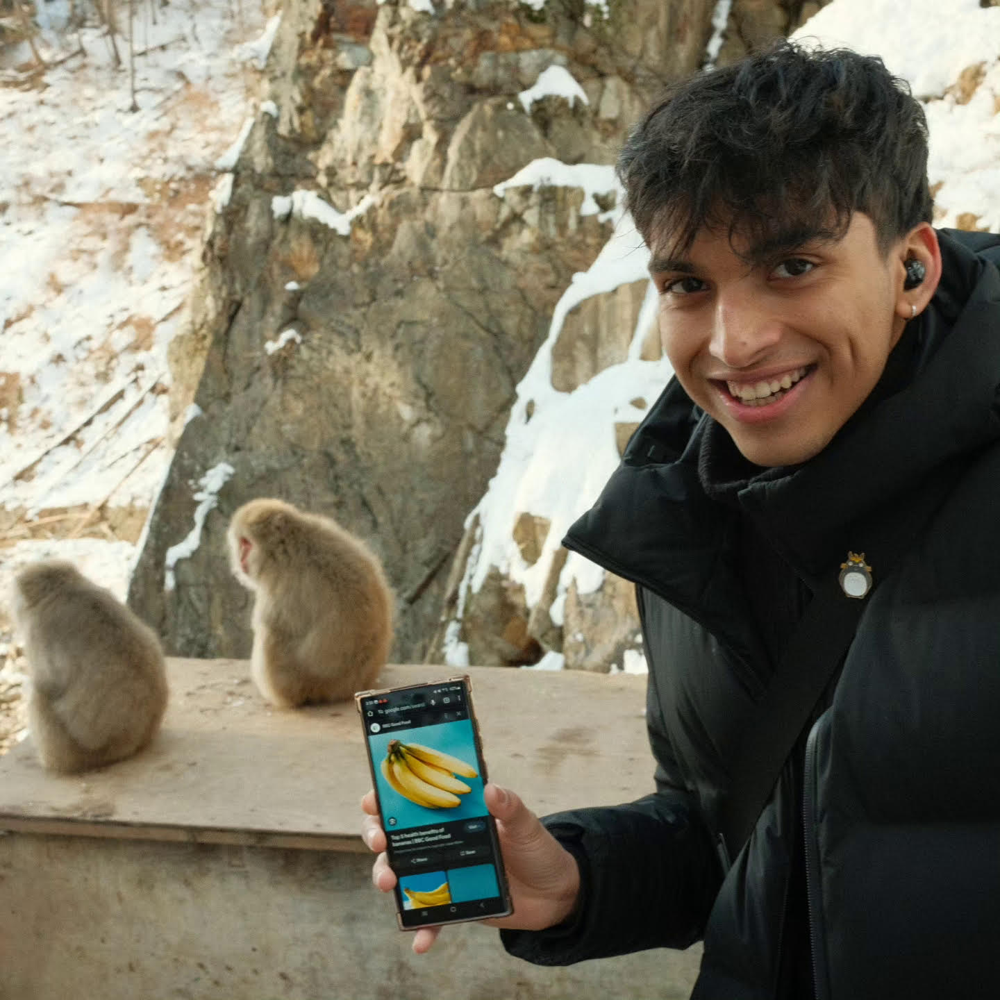 Me with Monkeys